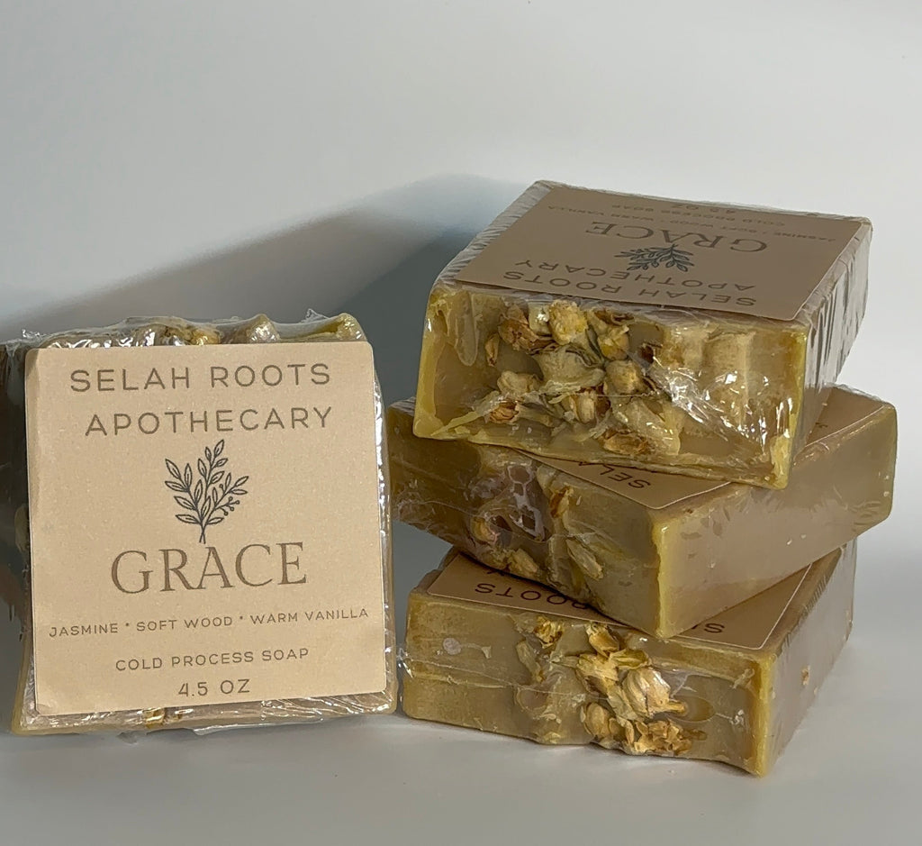 GRACE | Magnolia & Tonka Botanical Cold Process Soap