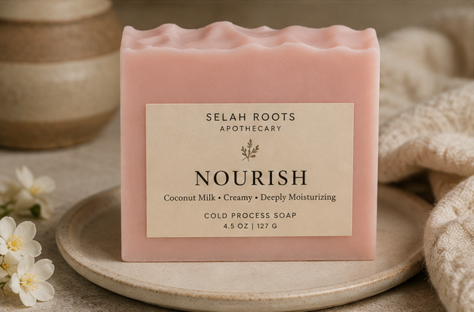 NOURISH | Creamy Coconut Milk Cold Process Soap
