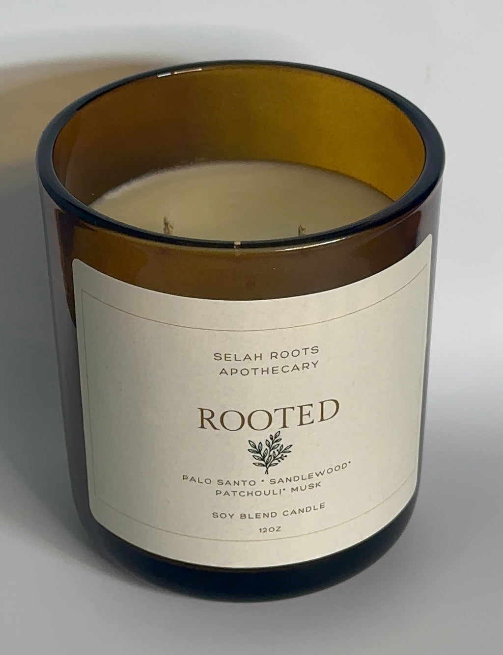 ROOTED | Palo Santo, Sandalwood & Patchouli 12 OZ Candle