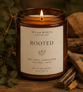 ROOTED | Palo Santo, Sandalwood & Patchouli 8 OZ Candle